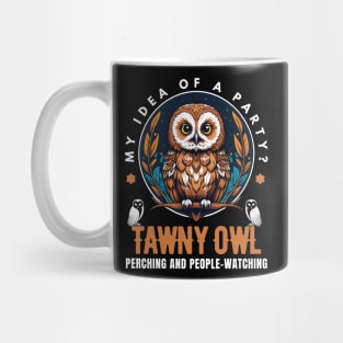 Tawny Owl Art Mug